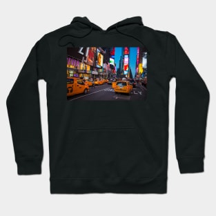 Times Square New York Taxi Cabs NY Hoodie